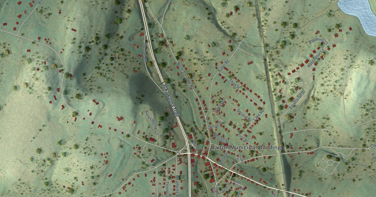 Map of Dalton, Pennsylvania in 2026