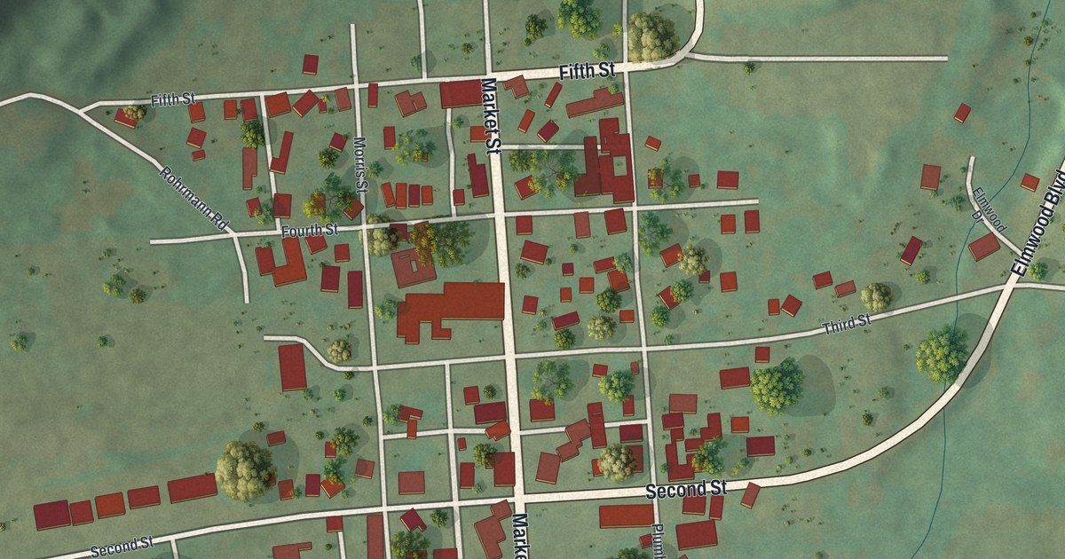 Map of Darlington Borough, Pennsylvania in 2026