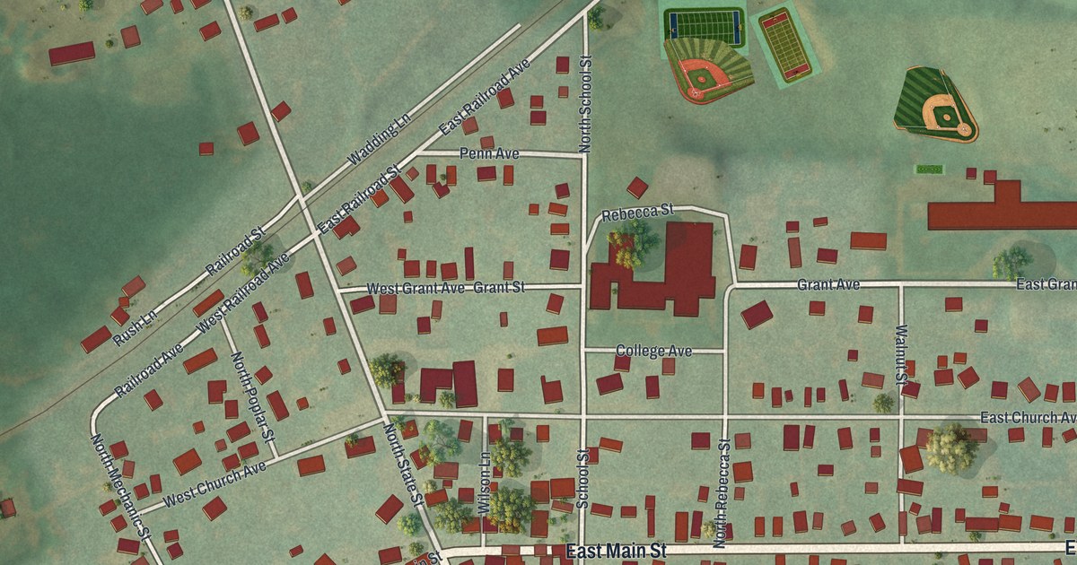 Map of Dayton, Pennsylvania in 2026