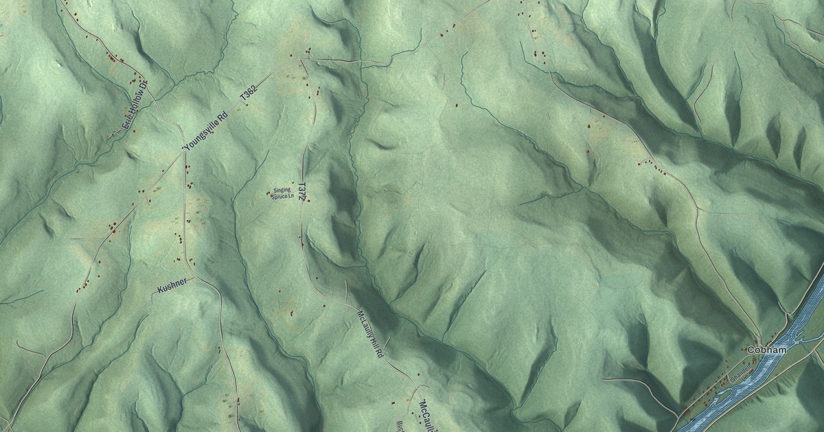 Map of Deerfield, Warren County, Pennsylvania in 2026