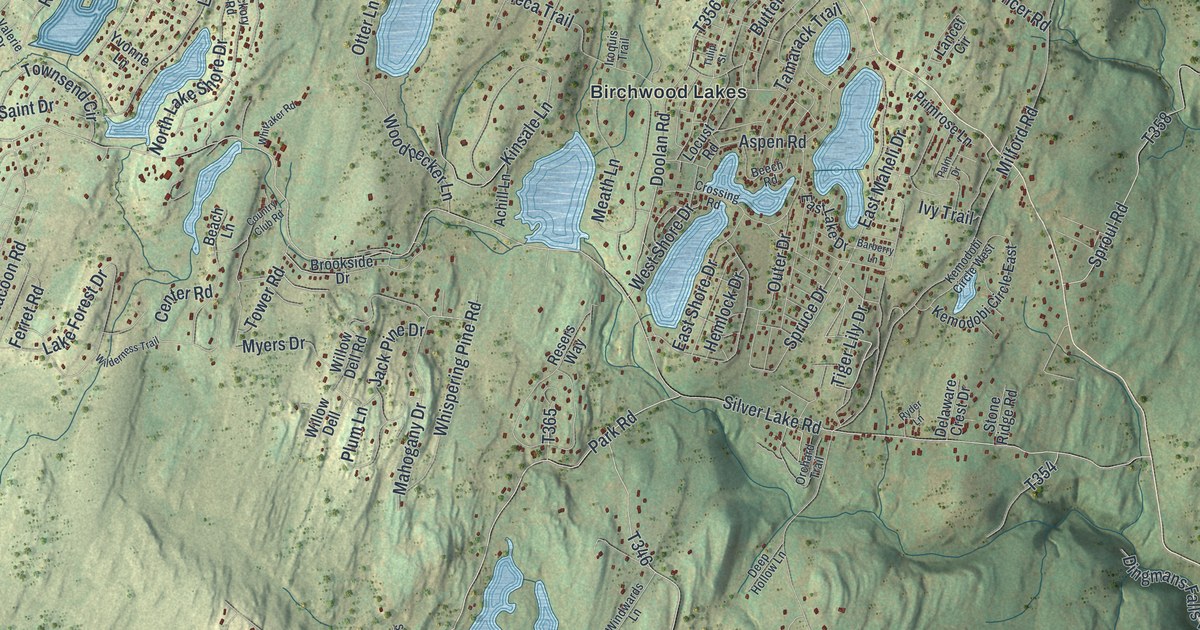 Map of Delaware, Pike County, Pennsylvania in 2026