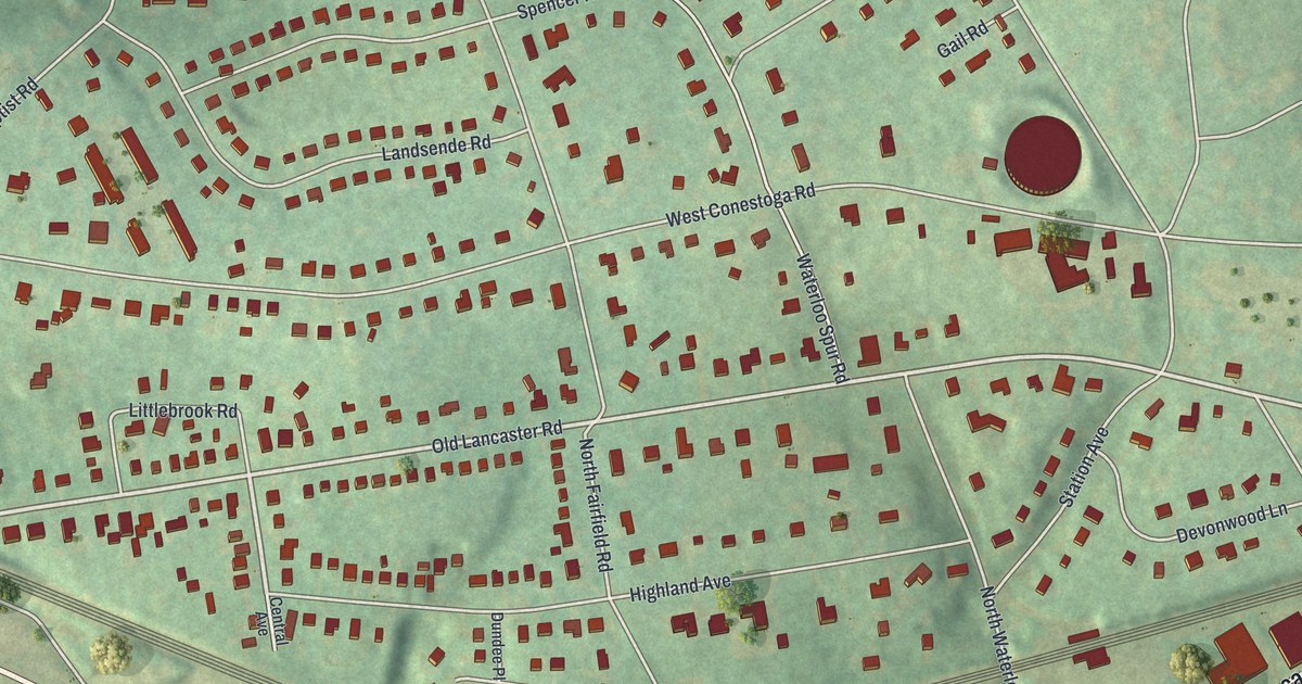 Map of Devon, Pennsylvania in 2026