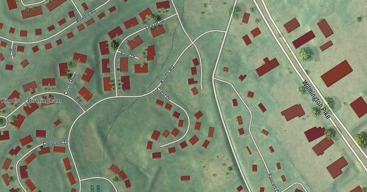 Map of Dilworthtown, Pennsylvania in 2026