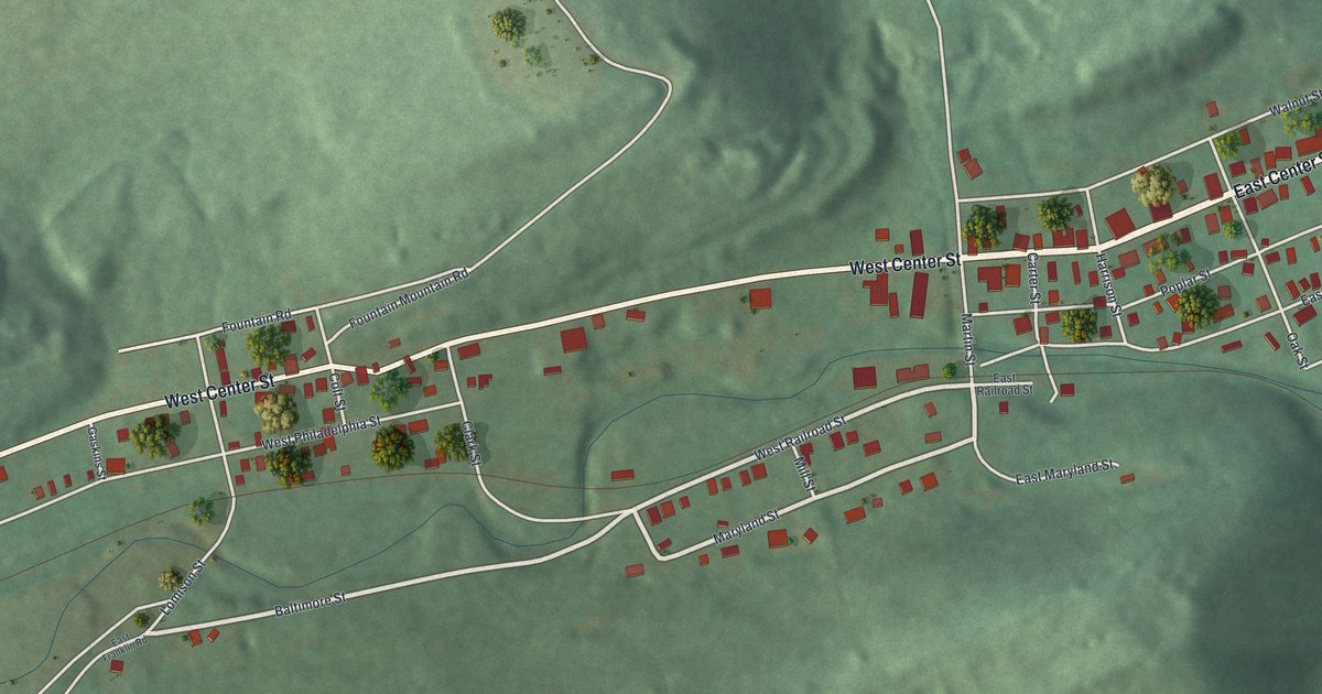 Map of Donaldson, Pennsylvania in 2026