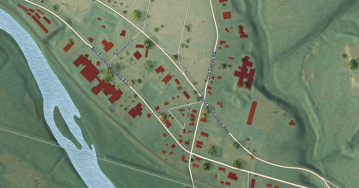 Map of Douglassville, Pennsylvania in 2026