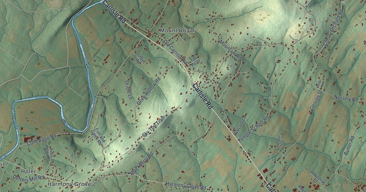 Map of Dover Township, Pennsylvania in 2026