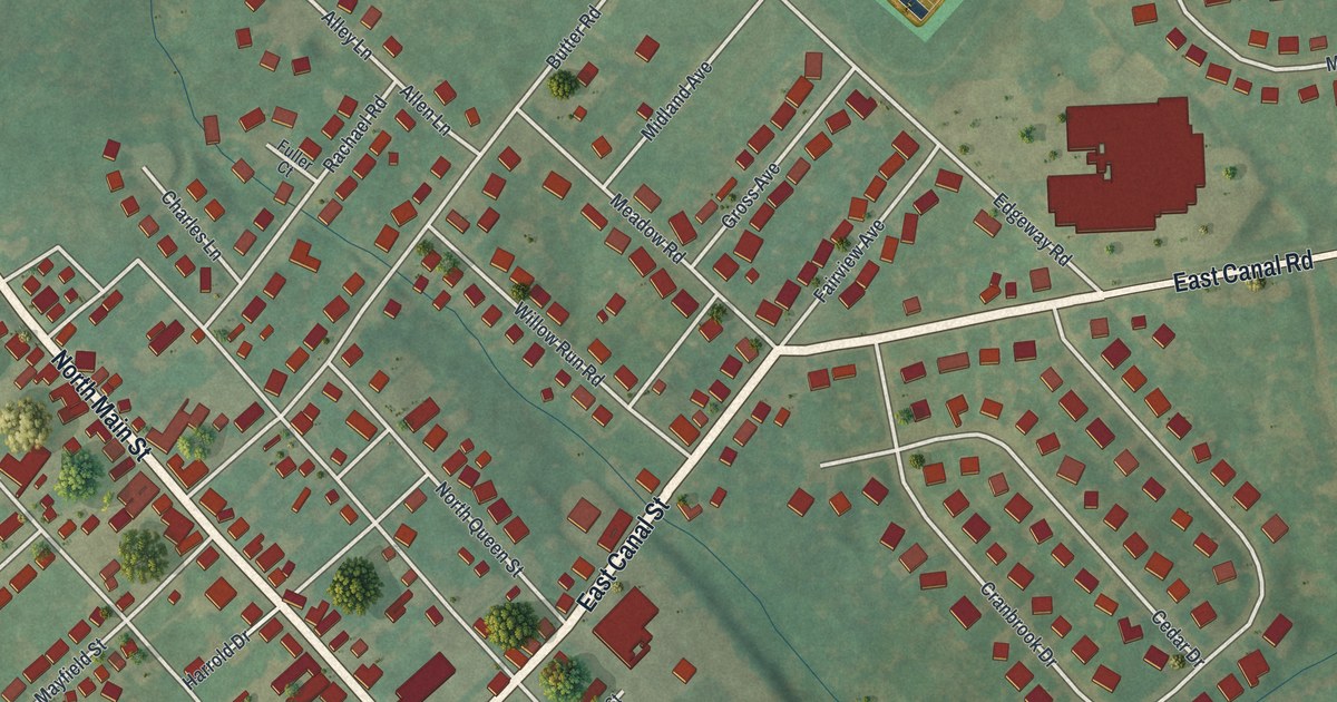 Map of Dover Borough, Pennsylvania in 2026