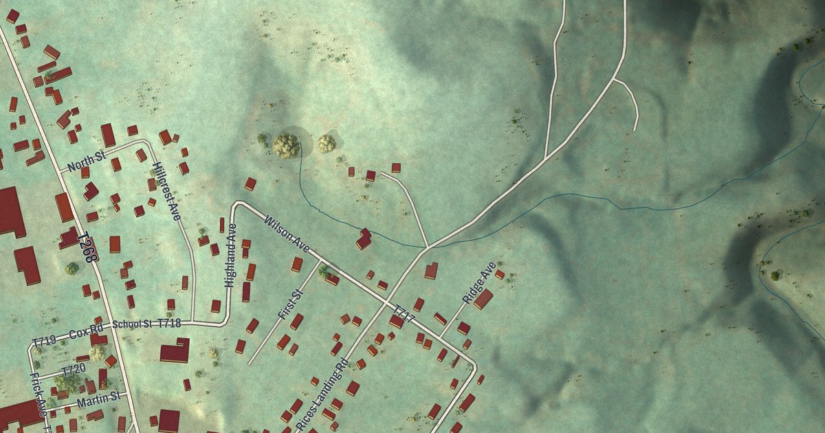 Map of Dry Tavern, Pennsylvania in 2026