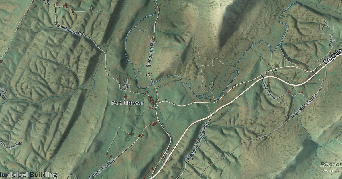 Map of Dublin, Fulton County, Pennsylvania in 2026