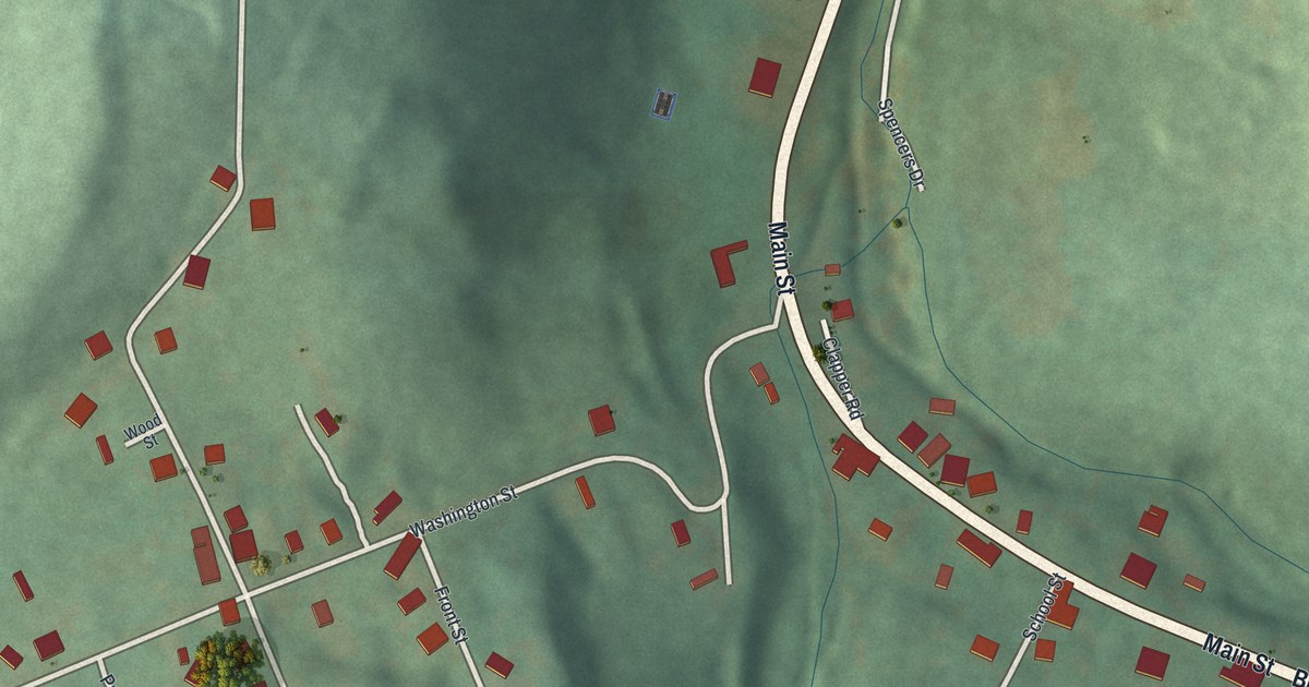 Map of Dudley, Pennsylvania in 2026