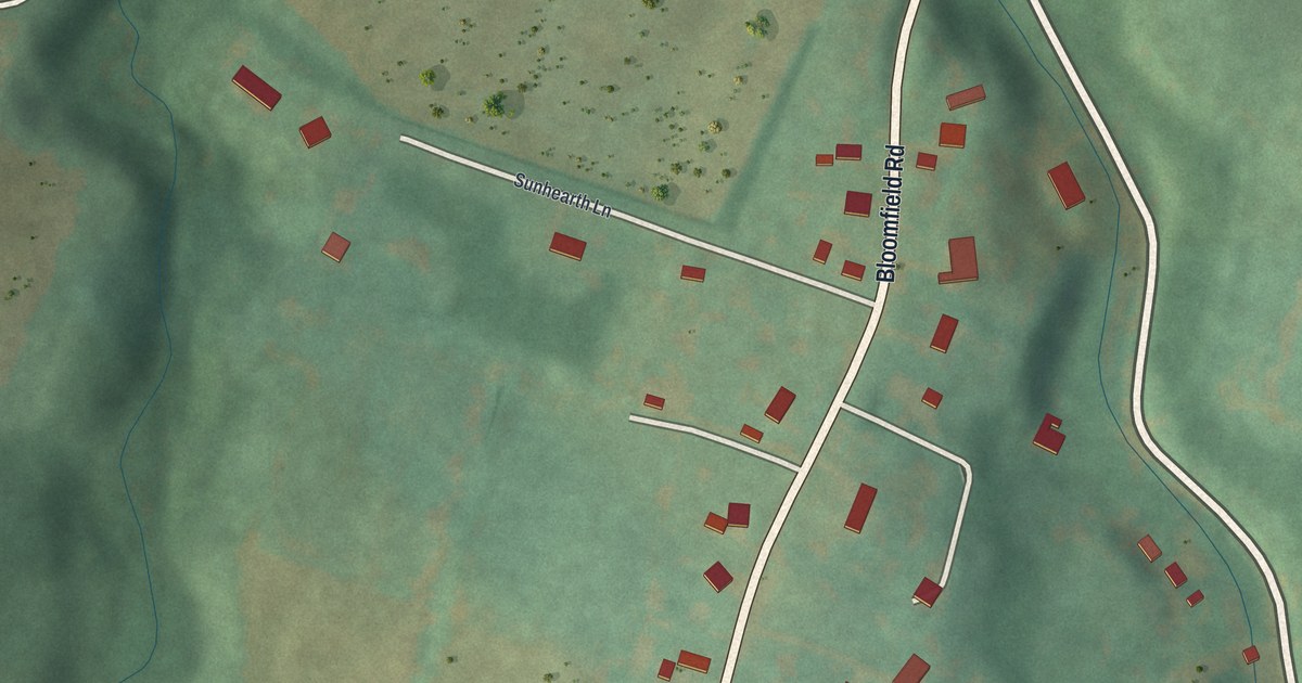 Detailed Map of Dumb Hundred, Pennsylvania