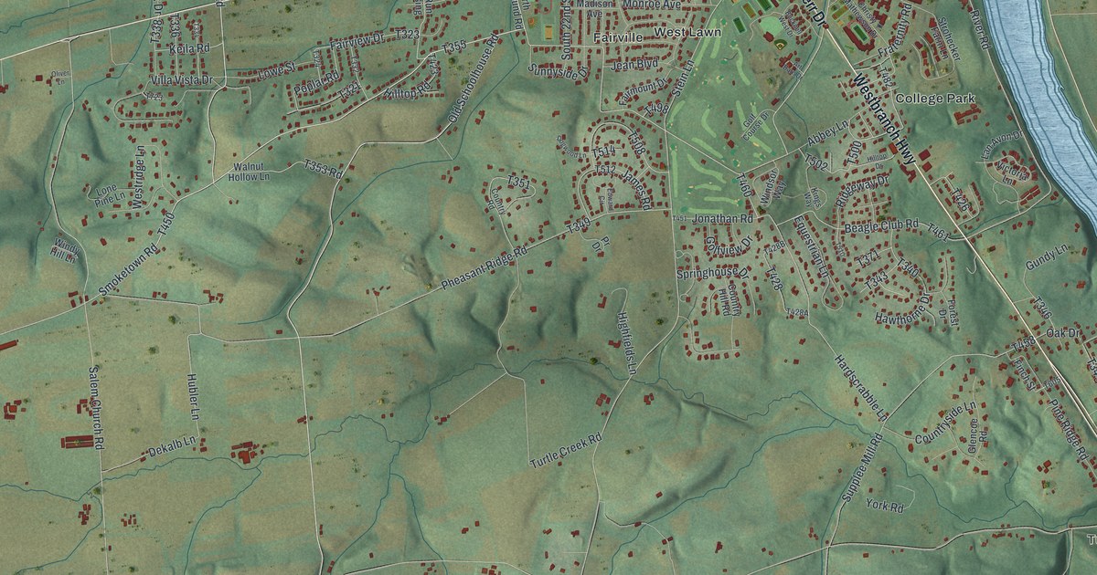 Map of East Buffalo, Pennsylvania in 2026