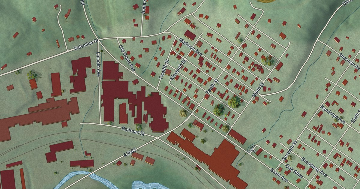 Map of East Butler, Pennsylvania in 2026