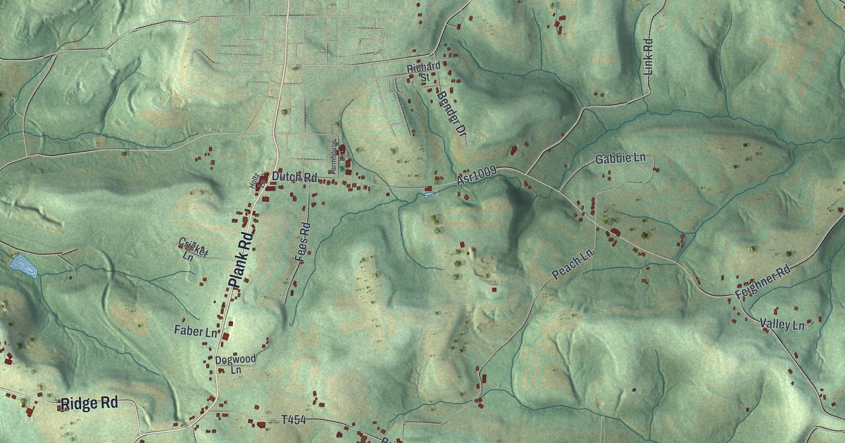 Map of East Carroll, Pennsylvania in 2026