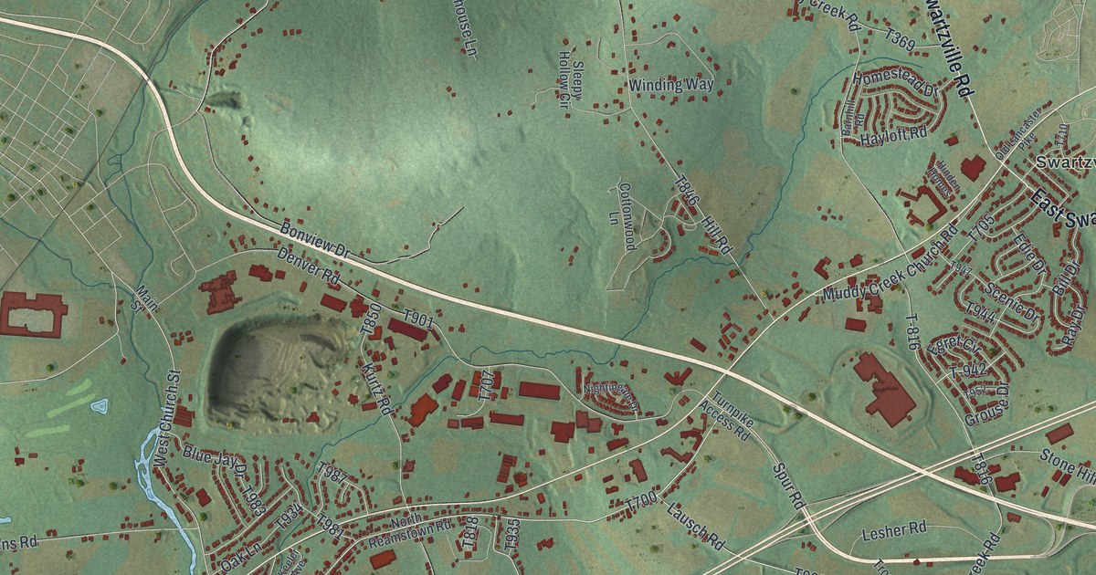 Map of East Cocalico, Pennsylvania in 2026