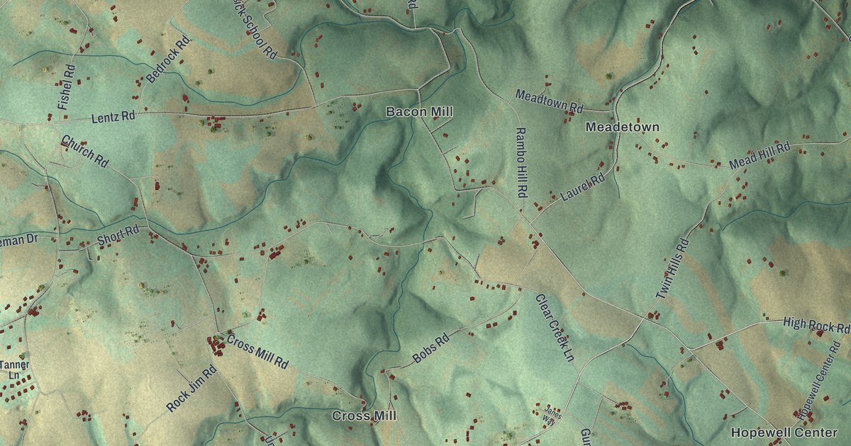 Map of East Hopewell, Pennsylvania in 2026