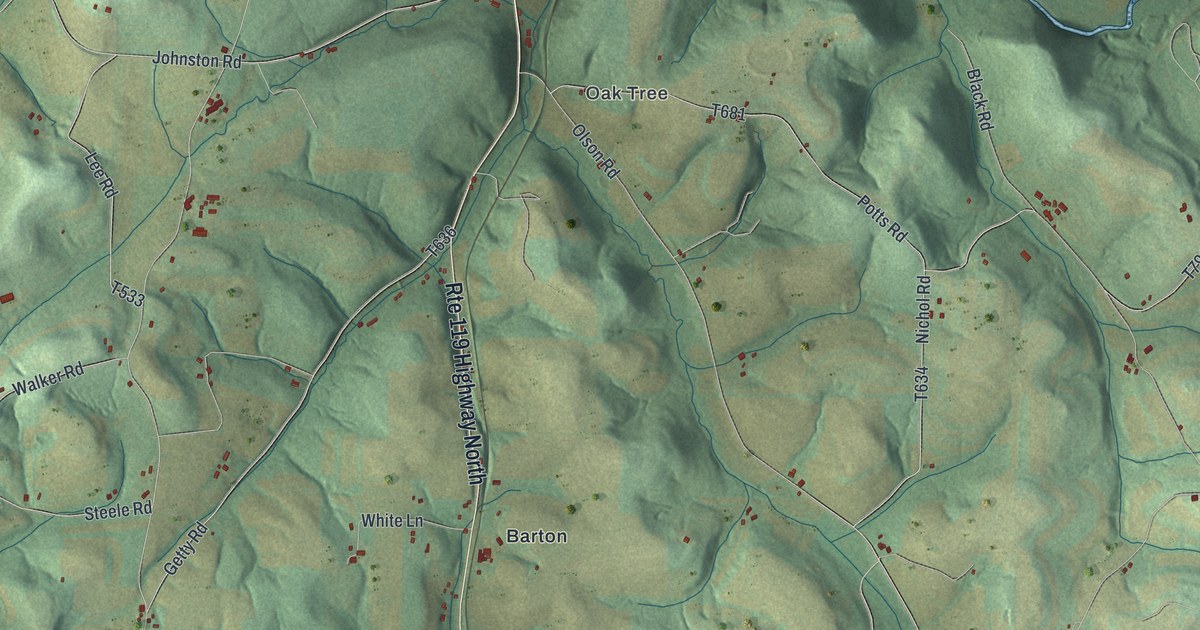 Map of East Mahoning, Pennsylvania in 2026