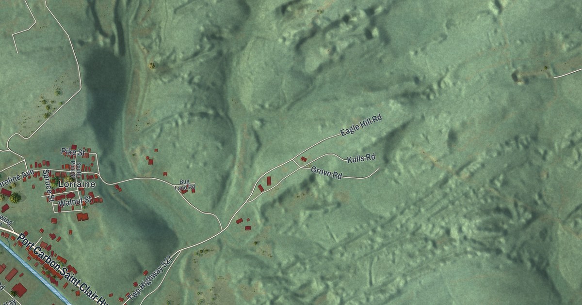 Map of East Norwegian, Pennsylvania in 2026