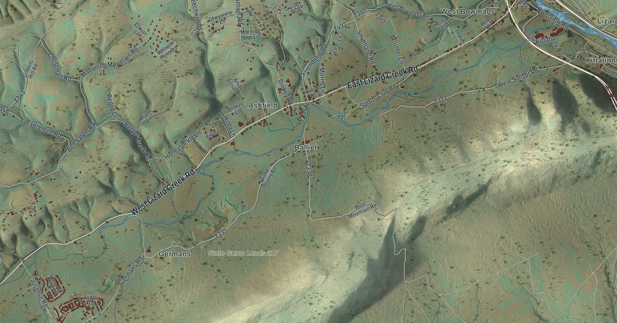 Map of East Penn, Pennsylvania in 2026