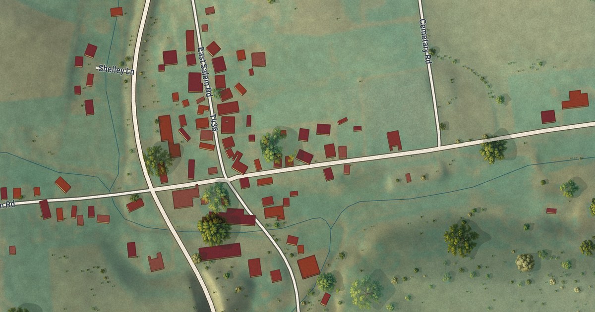 Map of East Salem, Pennsylvania in 2026