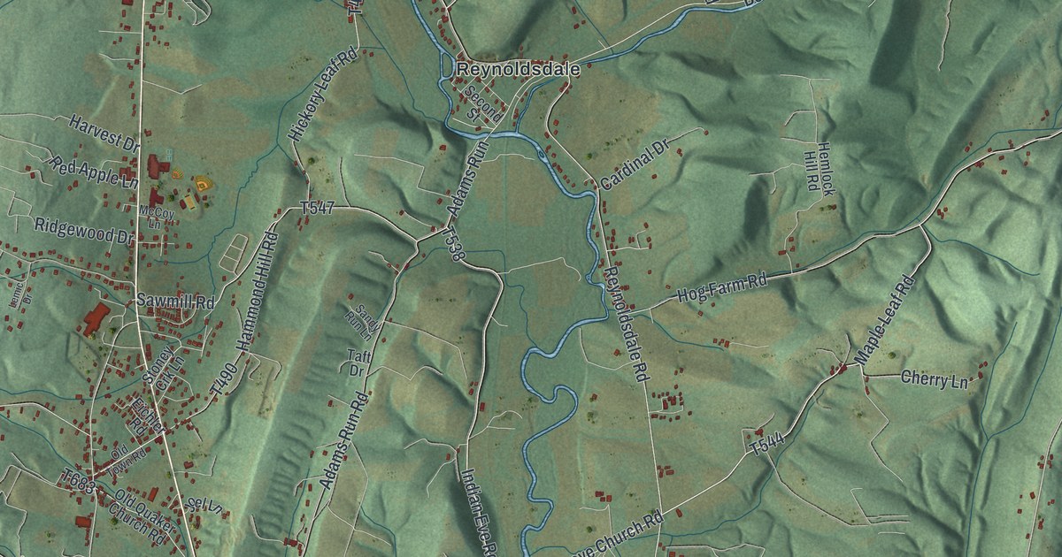Map of East St. Clair, Pennsylvania in 2026