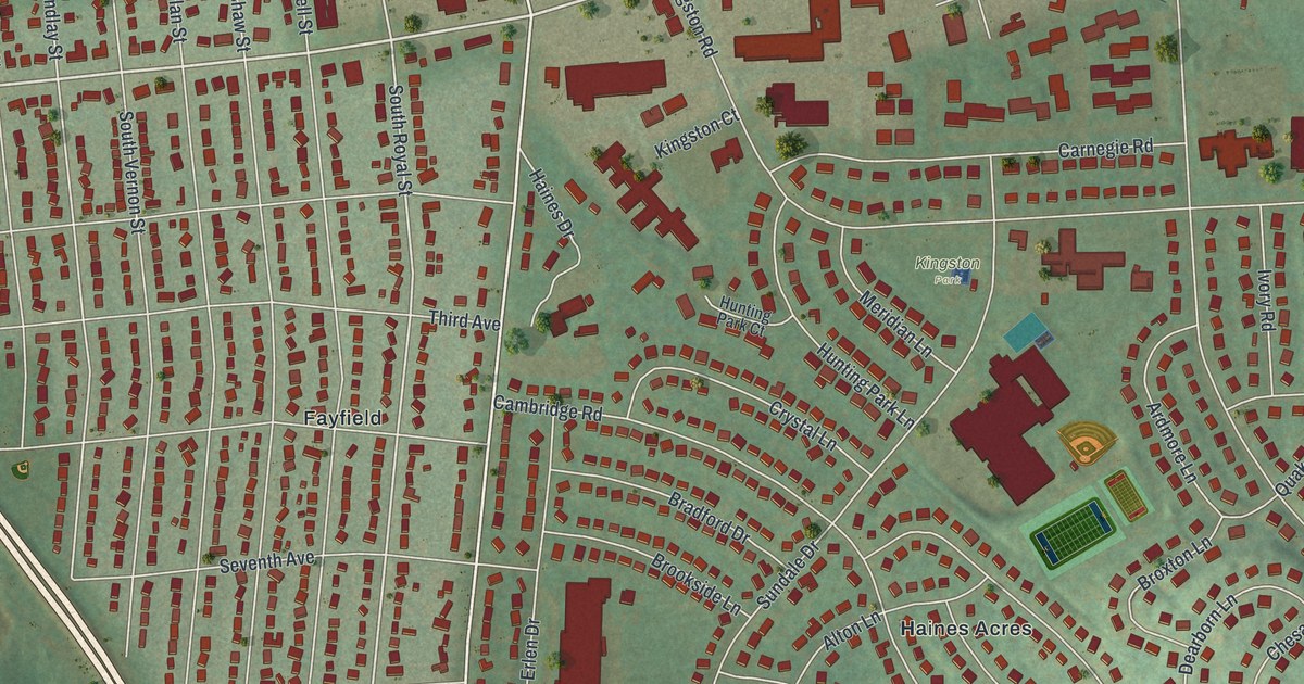 Map of East York, Pennsylvania in 2026