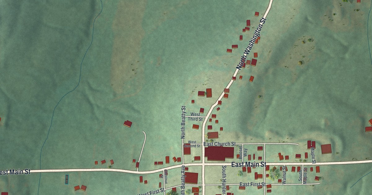Map of Eau Claire, Pennsylvania in 2026
