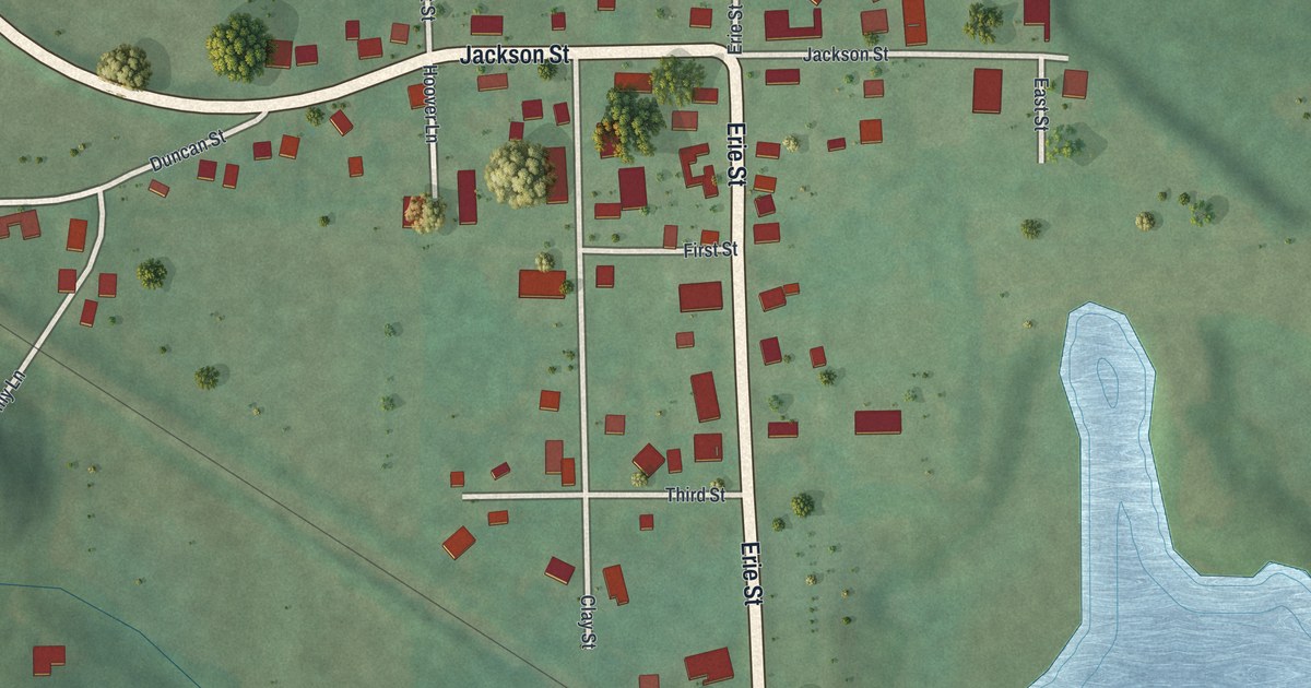 Map of Edinburg, Pennsylvania in 2026