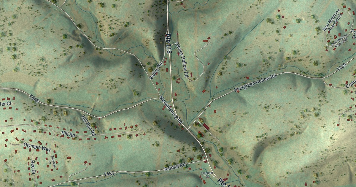 Map of Effort, Pennsylvania in 2026