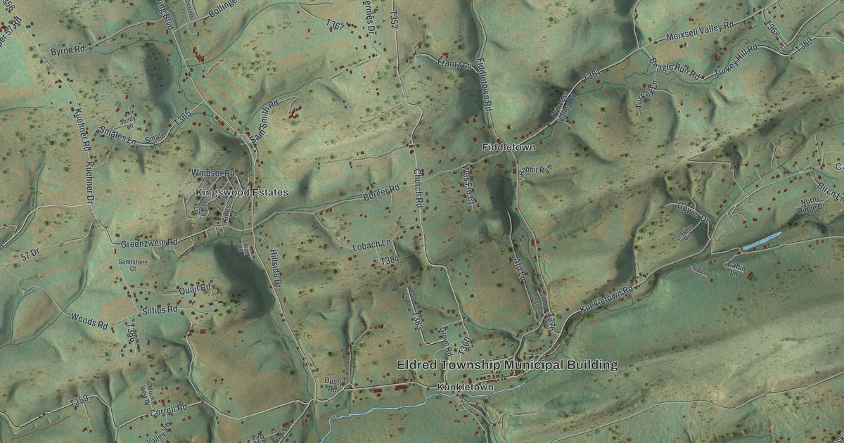 Map of Eldred, Monroe County, Pennsylvania in 2026
