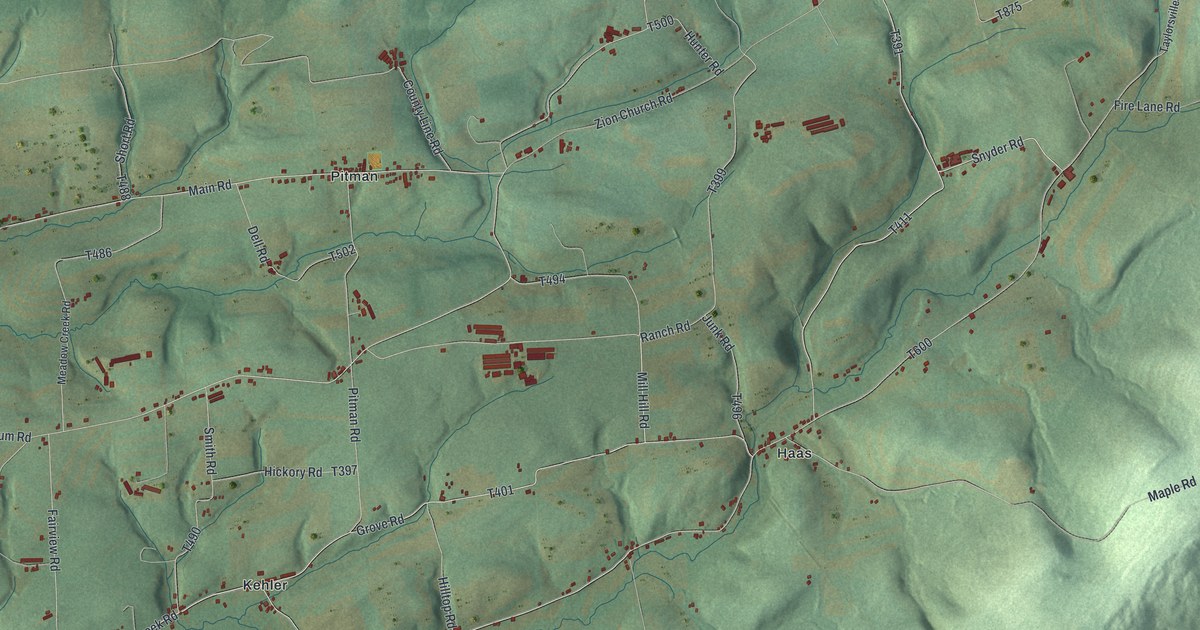 Map of Eldred, Schuylkill County, Pennsylvania in 2026