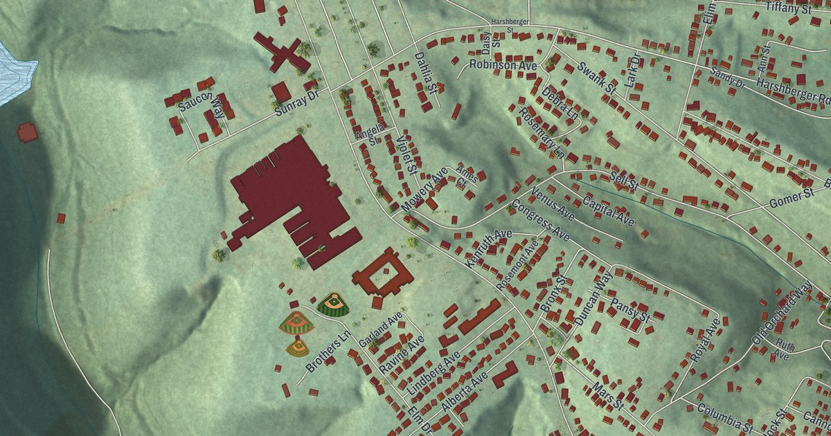 Map of Elim, Pennsylvania in 2026