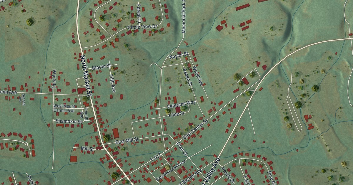 Map of Elysburg, Pennsylvania in 2026