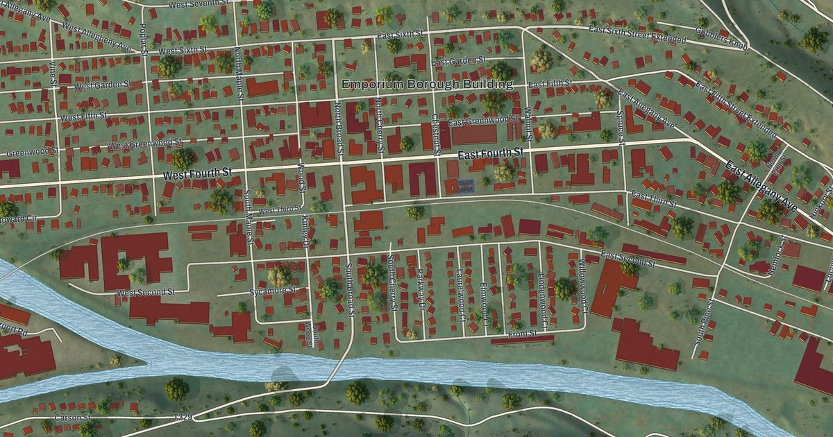 Map of Emporium, Pennsylvania in 2026