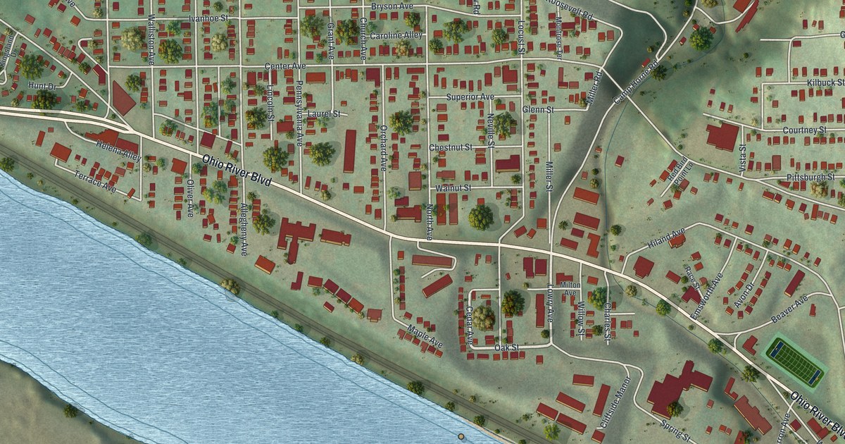 Map of Emsworth, Pennsylvania in 2026