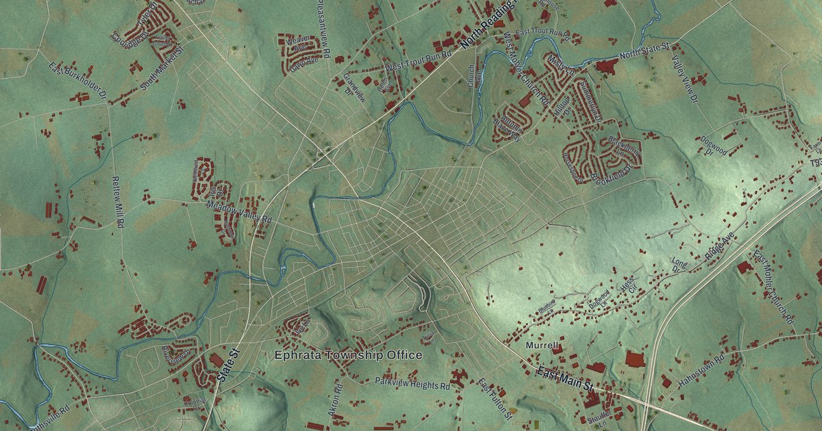 Map of Ephrata Township, Pennsylvania in 2026
