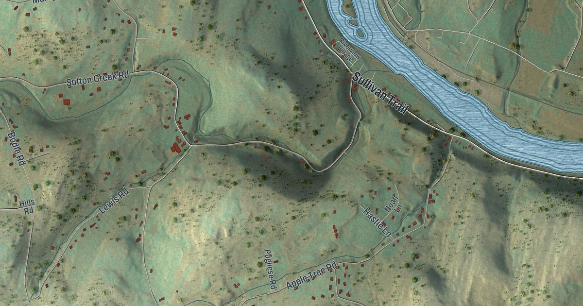 Map of Exeter Township, Luzerne County, Pennsylvania in 2026