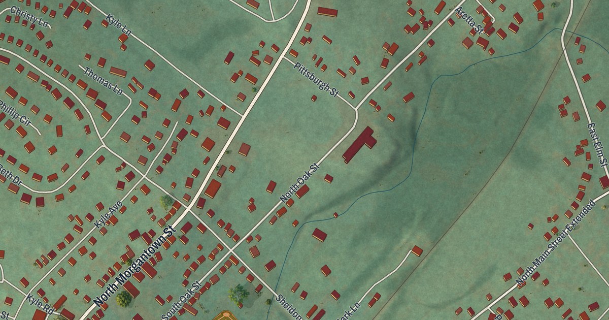 Map of Fairchance, Pennsylvania in 2026