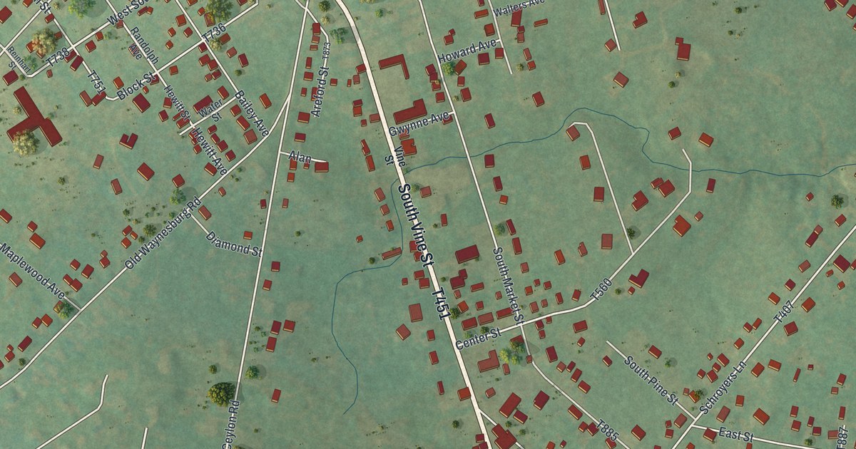 Map of Fairdale, Pennsylvania in 2026