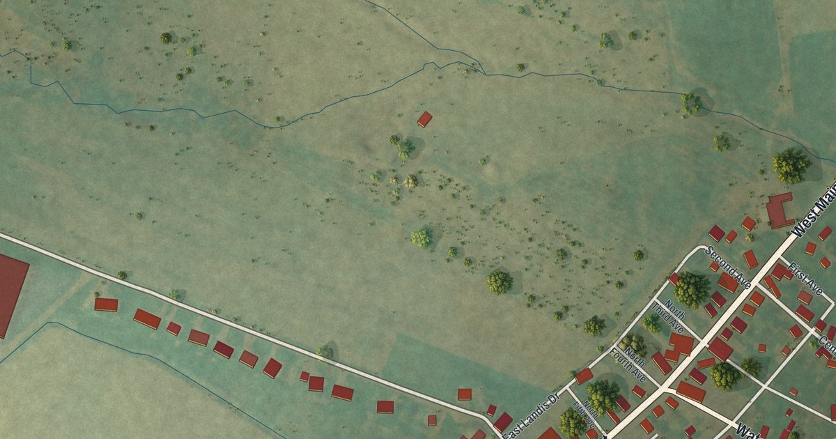 Map of Fairfield, Adams County, Pennsylvania in 2026