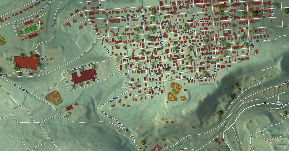 Map of Fairview-Ferndale, Pennsylvania in 2026
