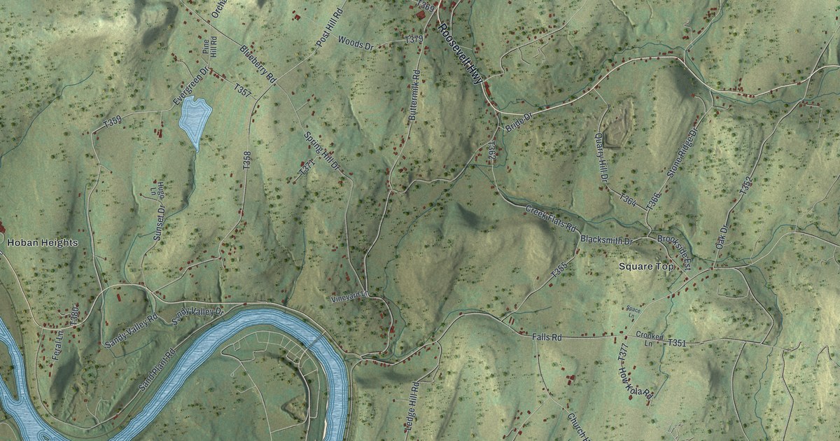 Map of Falls, Wyoming County, Pennsylvania in 2026