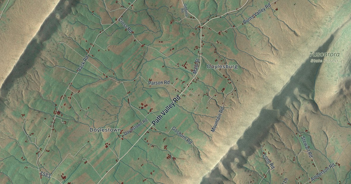 Map of Fannett, Pennsylvania in 2026