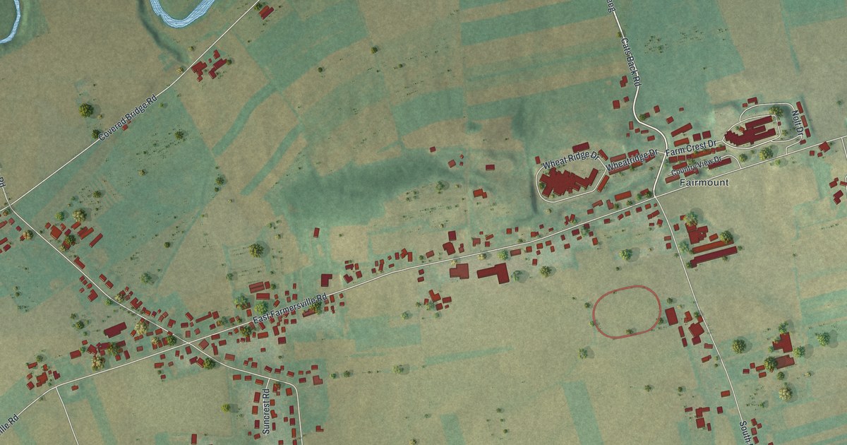 Map of Farmersville, Pennsylvania in 2026