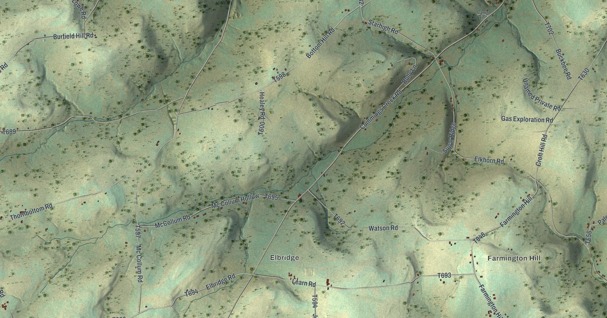 Map of Farmington, Tioga County, Pennsylvania in 2026