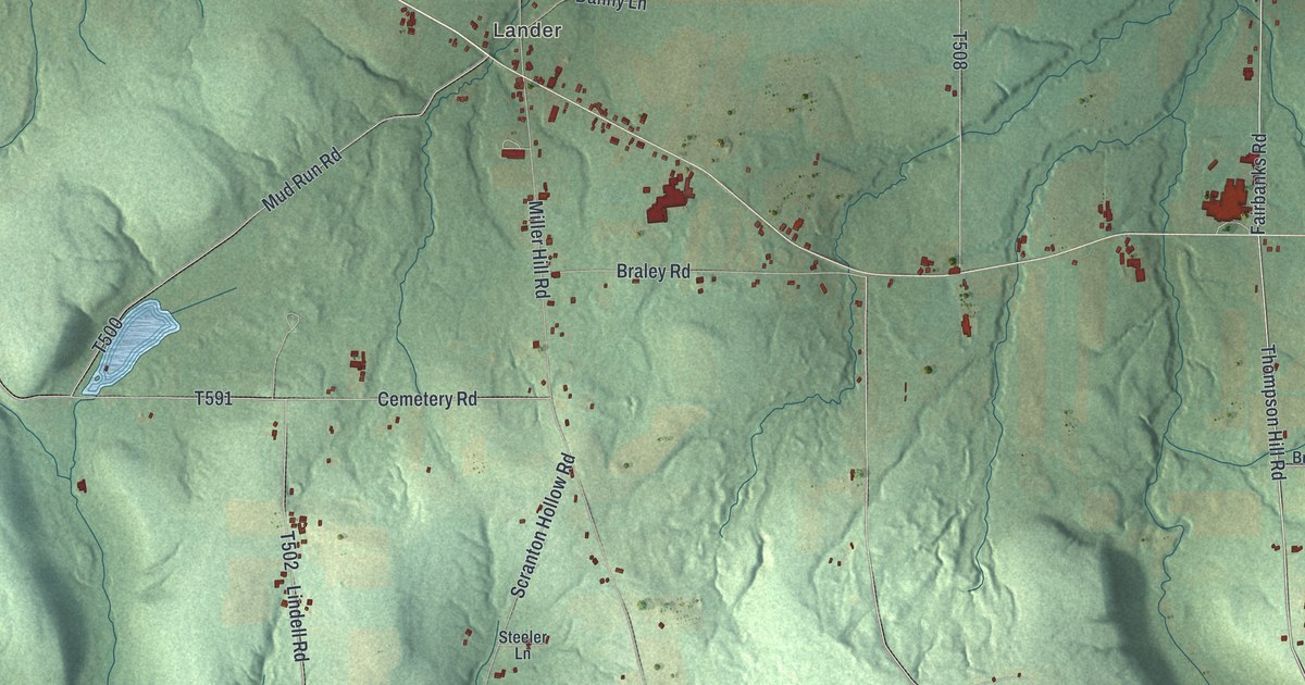 Map of Farmington, Warren County, Pennsylvania in 2026