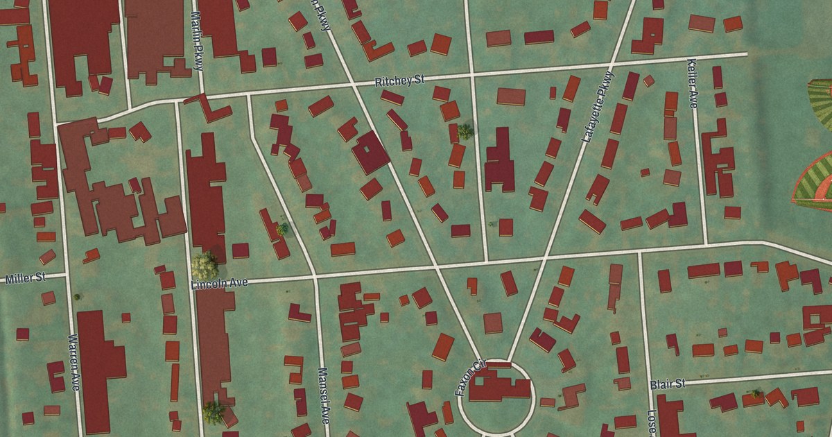 Map of Faxon, Pennsylvania in 2026