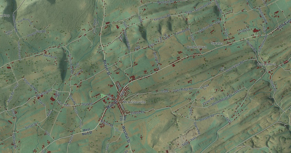 Map of Fayette, Pennsylvania in 2026