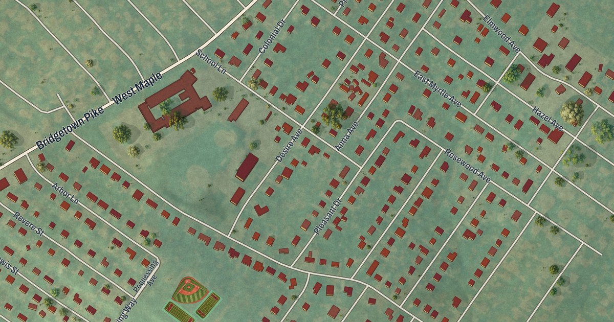 Map of Feasterville, Pennsylvania in 2026