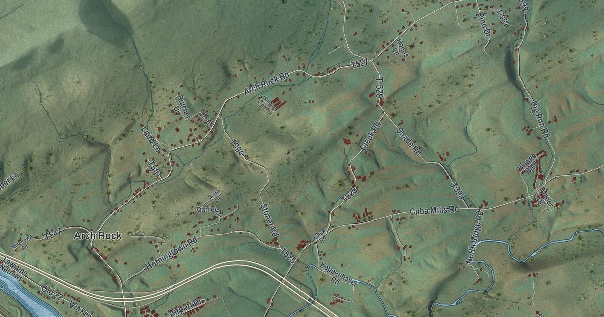 Map of Fermanagh, Pennsylvania in 2026